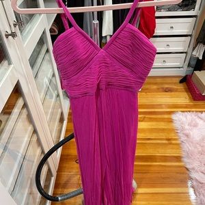 Used chiffon dress front slit